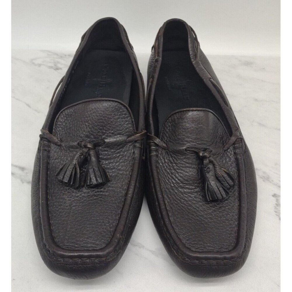 Cole Haan NikeAir Driving Loafers Mens 10 Brown Leather Moccasin Shoes